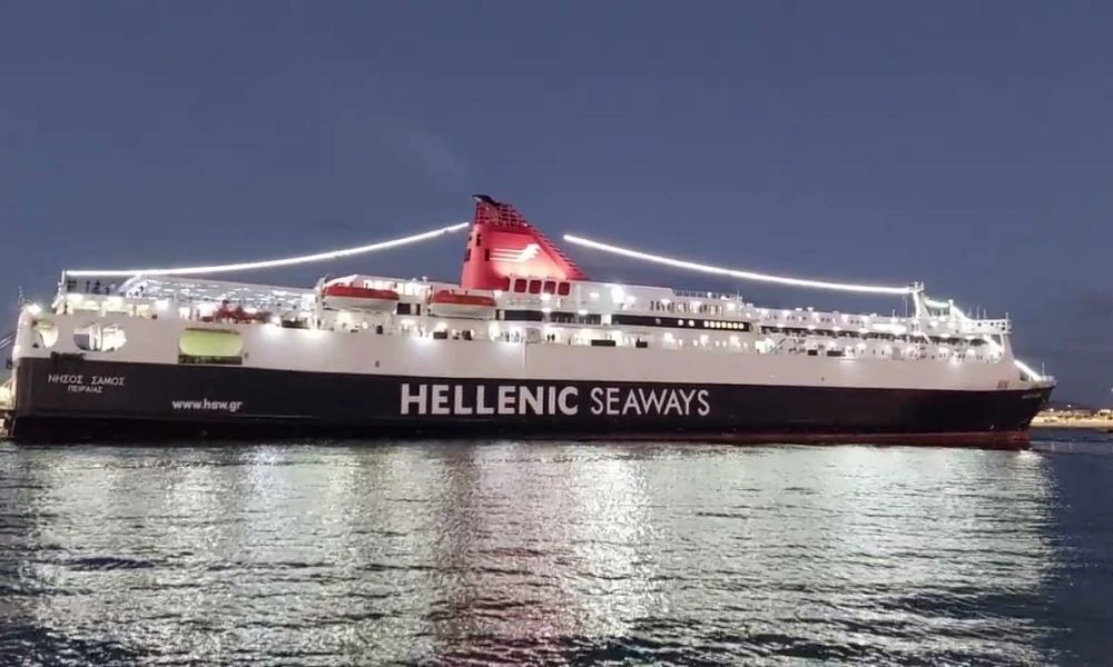 Έληξε ο συναγερμός για το "Νήσος Σάμος"- Άγνωστος τηλεφώνησε στο πλοίο και ζήτησε να γίνει έλεγχος